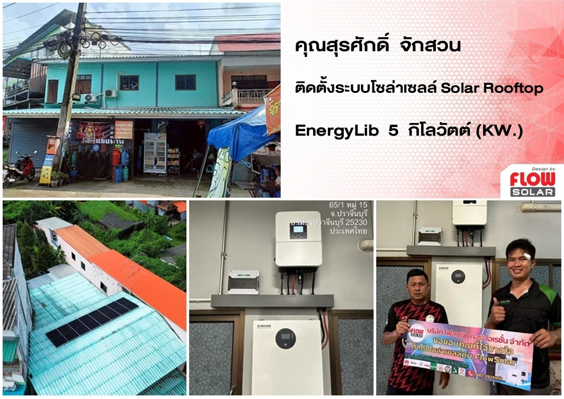 Solar Rooftop EnergyLib 5 Kw.